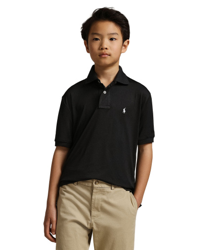 Polo Ralph Lauren Boys' 8-20 Performance Jersey Polo Shirt - Polo Black