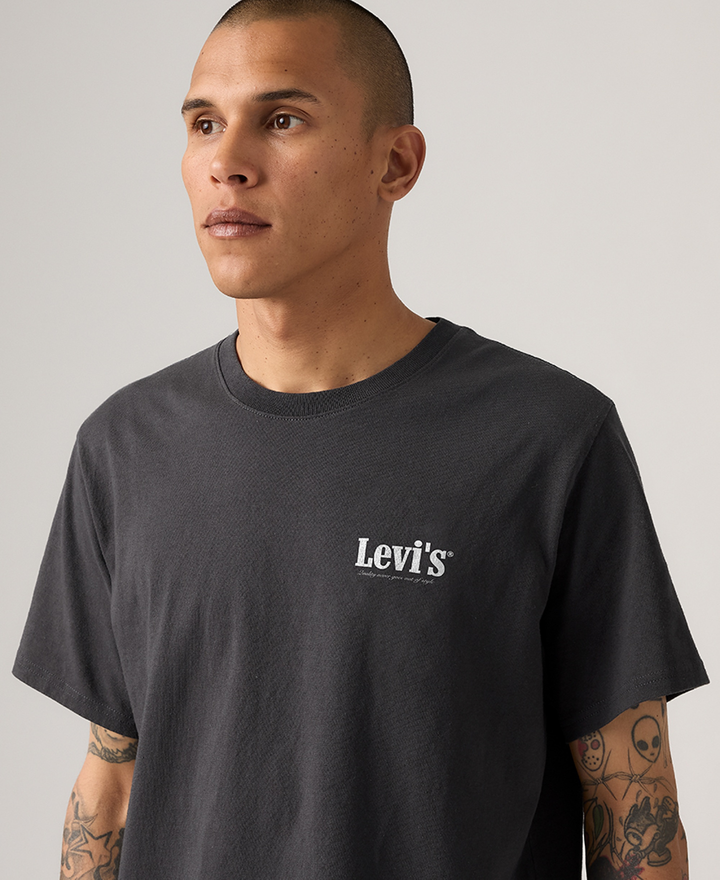 Levi's Men's Graphic Logo Batwing Short-Sleeve T-shirt - Phantom