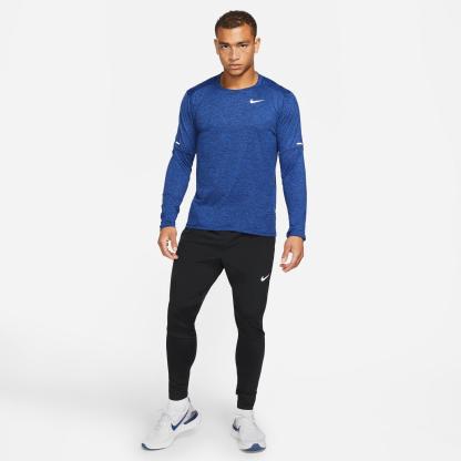 Men's Nithtke Dri-FIT Element Running Crew Top - Obsidian/Game Royal