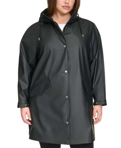 Levi's Women's Raglan Sleeve Rain Collar Jacket - Black