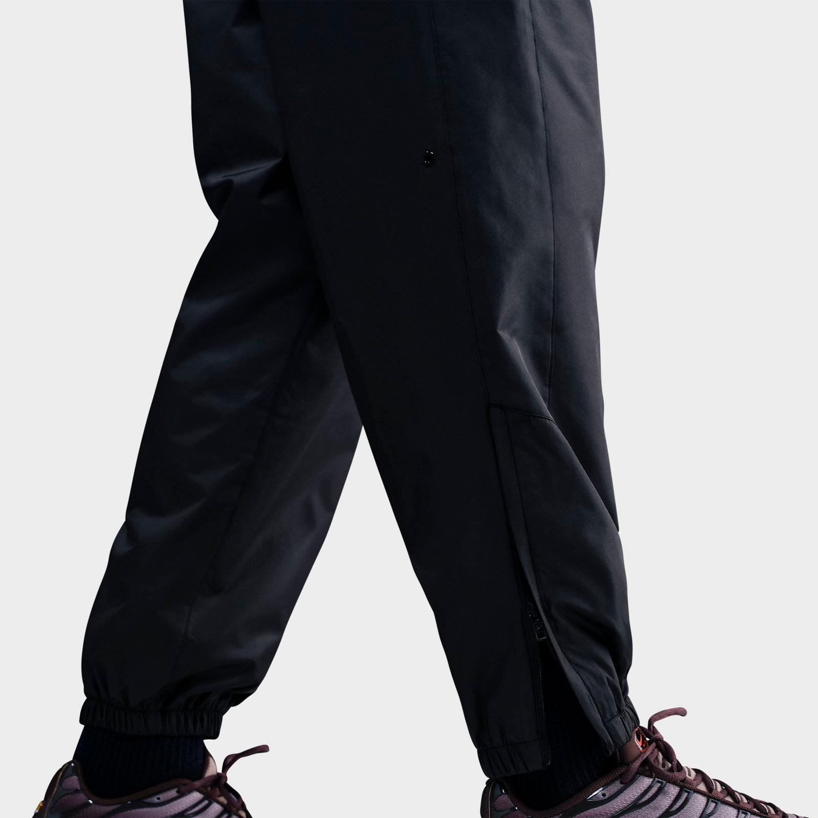 Men's Nike Windrunner Lined Pants - Black/White