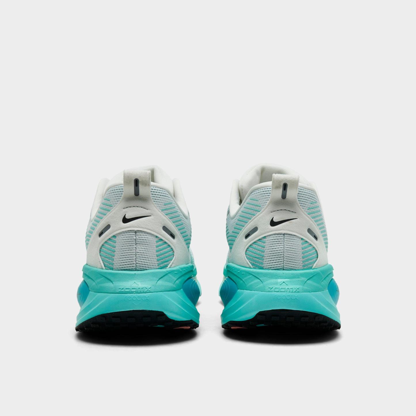 Men's Nithtke Vomero 18 Running Shoes - Part 1 - Summit White/Dusty Cactus/Geode Teal/Black - Back view