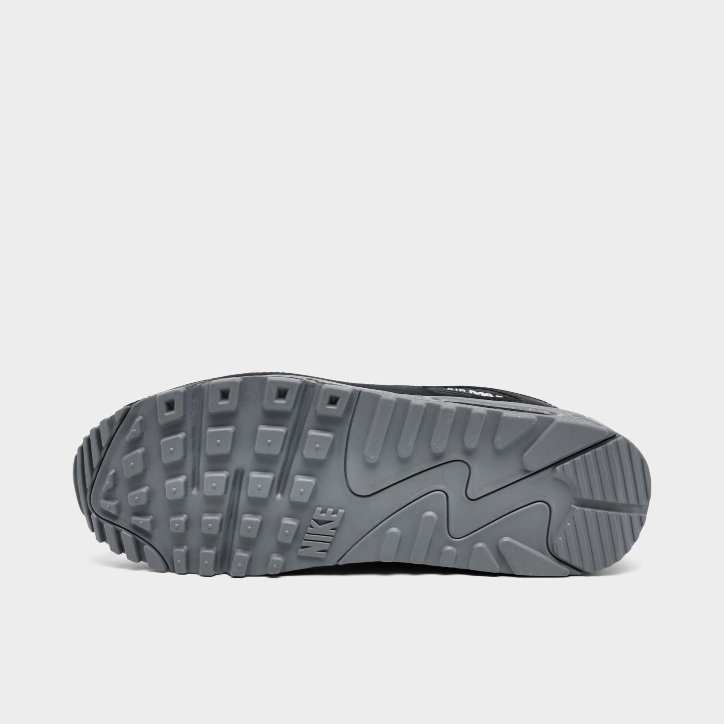 Men's Nithtke Air Max 90 Casual Shoes - Part 4 - Black/Smoke Grey/Photon Dust - Bottom view