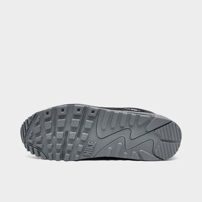 Men's Nithtke Air Max 90 Casual Shoes - Part 4 - Black/Smoke Grey/Photon Dust - Bottom view