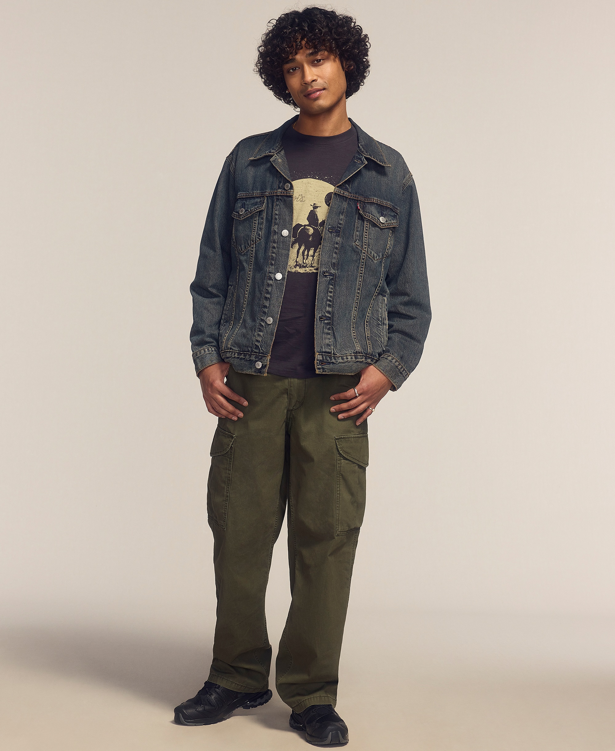 Levi's Men's XX Baggy Cargo Pants - Forest Night