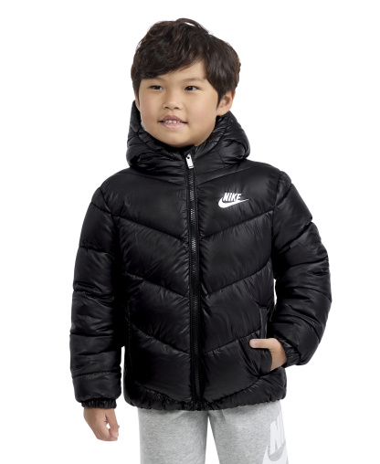 Nike Boys' 4-7 All Day Play Puffer Full-Zip Jacket - Black