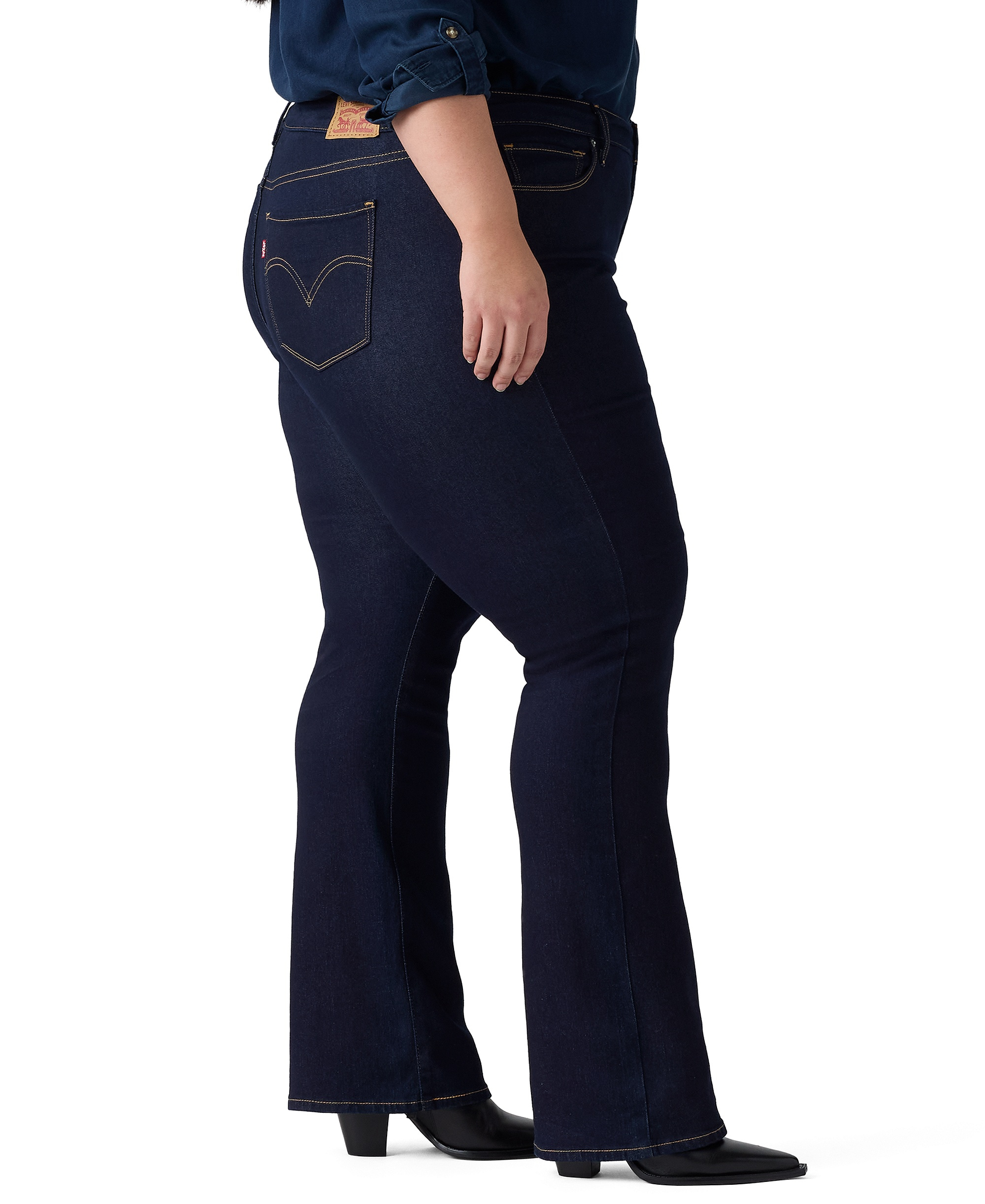 Levi's Trendy Plus Size 415 Classic Bootcut Jeans - Darkest Sky