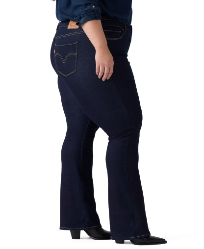 Levi's Trendy Plus Size 415 Classic Bootcut Jeans - Darkest Sky