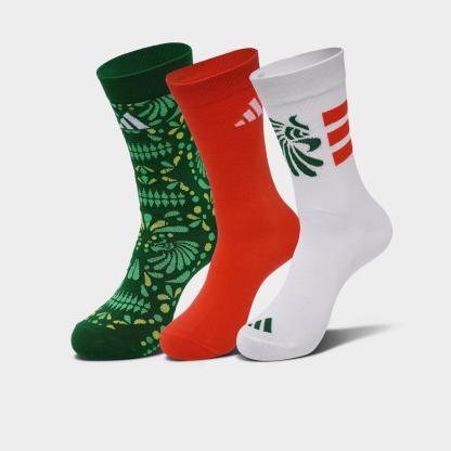 adidas FIFA World Cup 26 Host Nation Mexico Crew Socks (3-Pack) - Multicolor - view 1