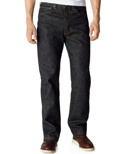Levi's Men's 501® Original Shrink-to-Fit™ Non-Stretch Jeans - Black Rigid- Shrink to Fit