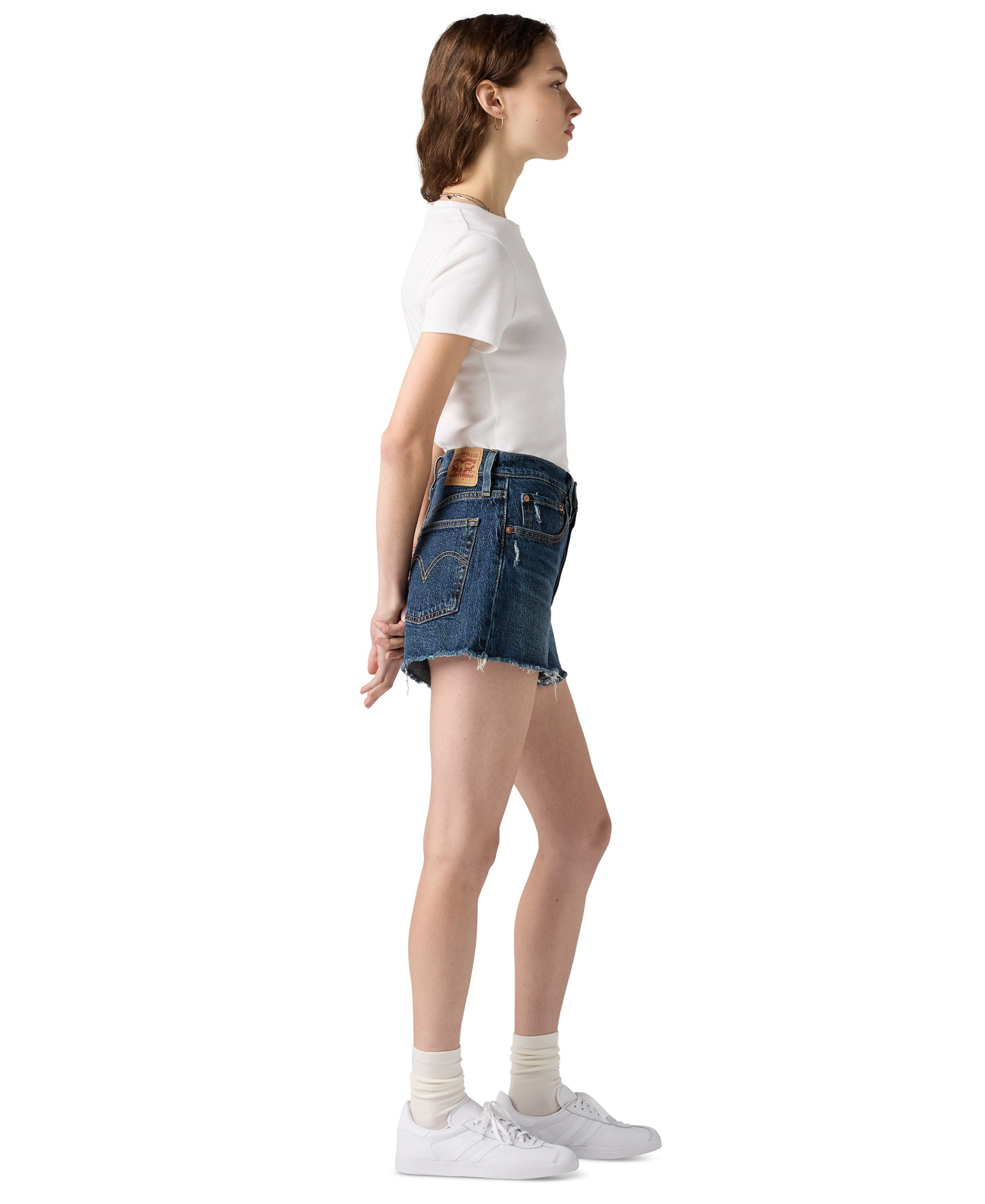 Levi's Women's 501 Button Fly Cotton High-Rise Denim Shorts - Personal Pair