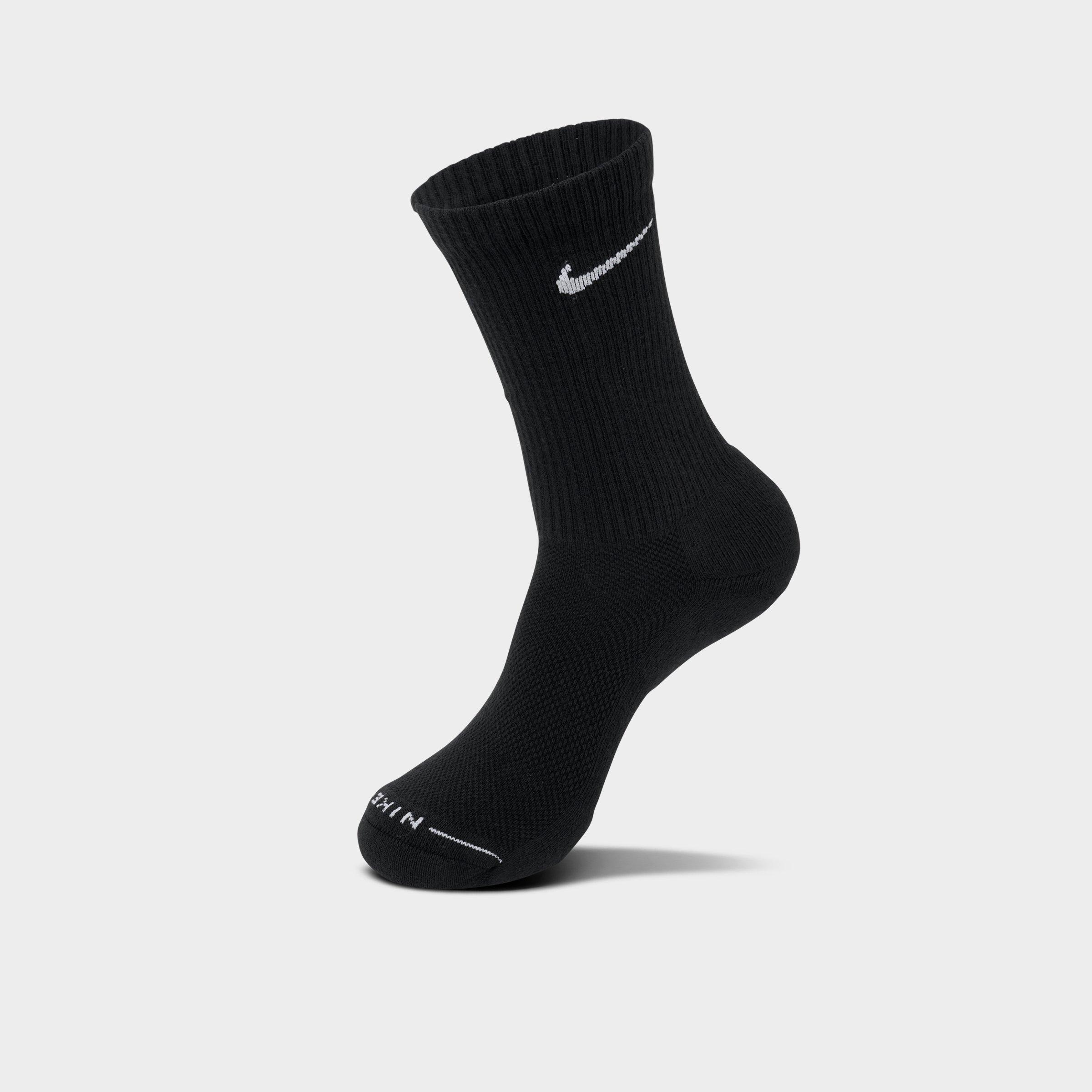 Nithtke Everyday Elevated Crew Socks (6-Pack) - Black/White