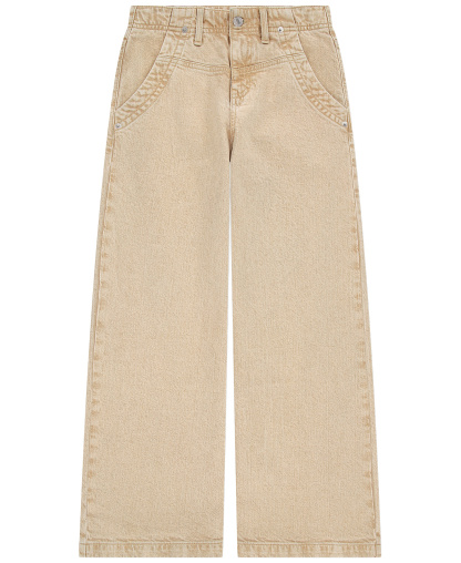 Levi's Girls' 7-16 Baggy Wide Leg Jeans - Light Beige