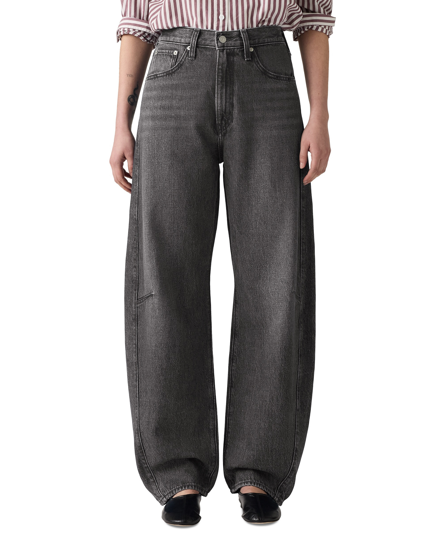 Levi's Women's Cinch High-Rise Barrel-Leg Jeans - Past Lives