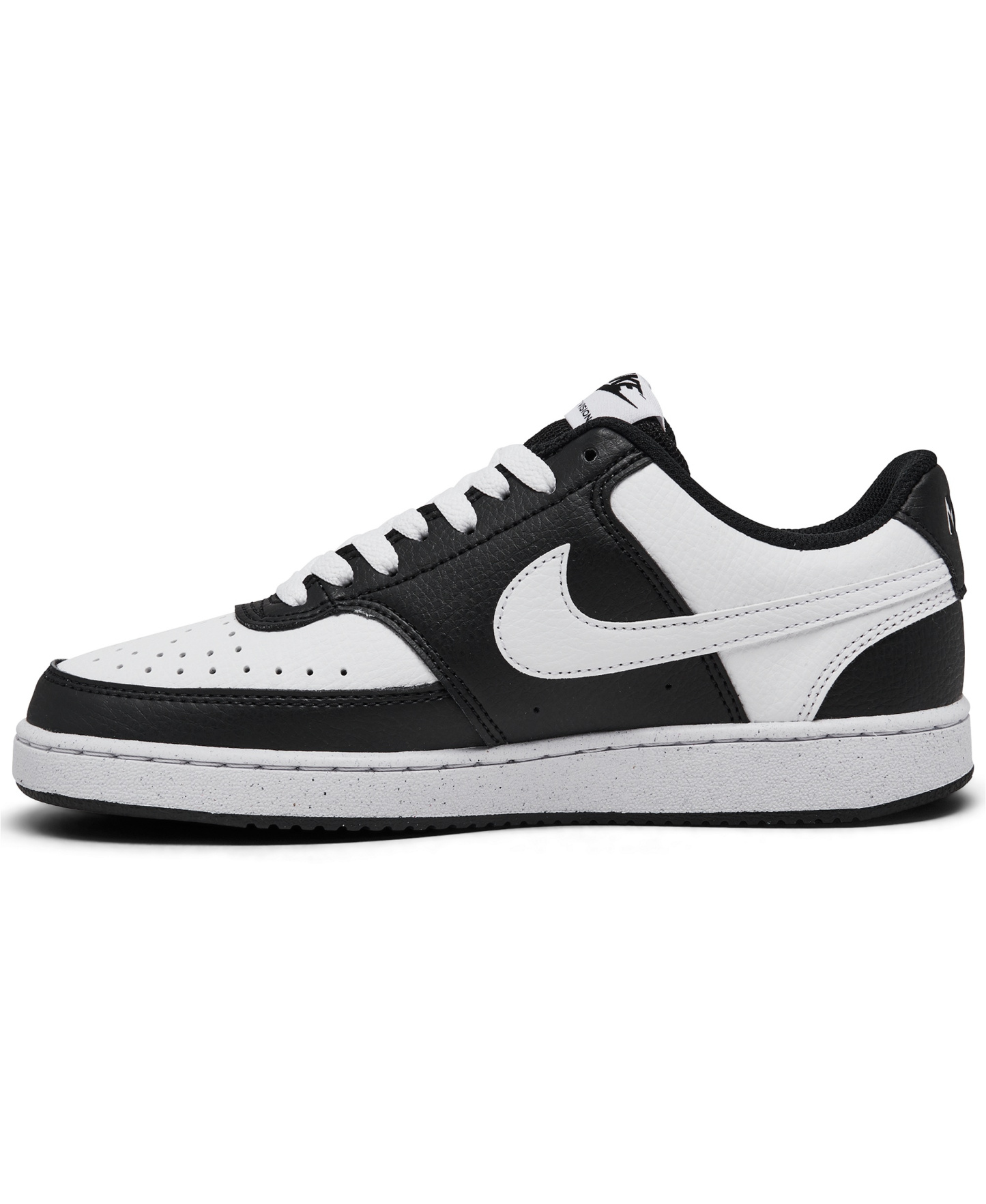 Nike Women's Court Vision Low Next Nature Casual Sneakers from Finish Line - Black, White