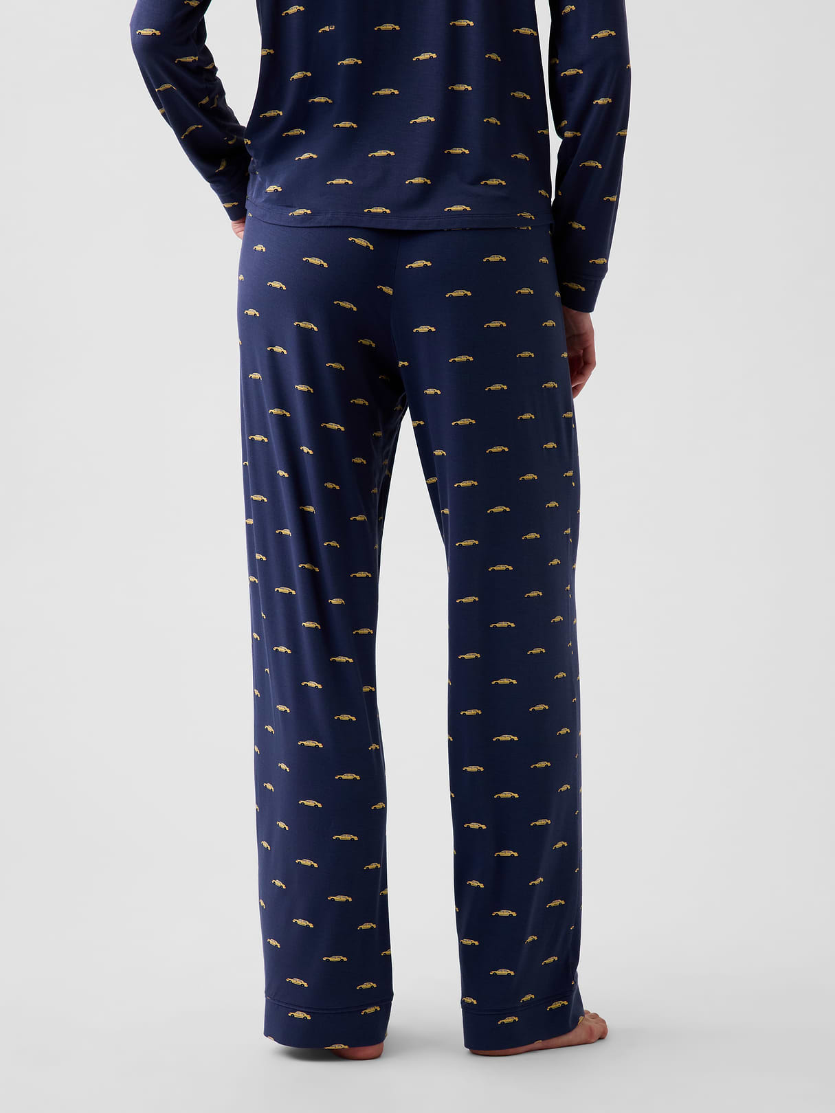 SoftMade Modal PJ Pants - Blue taxi print