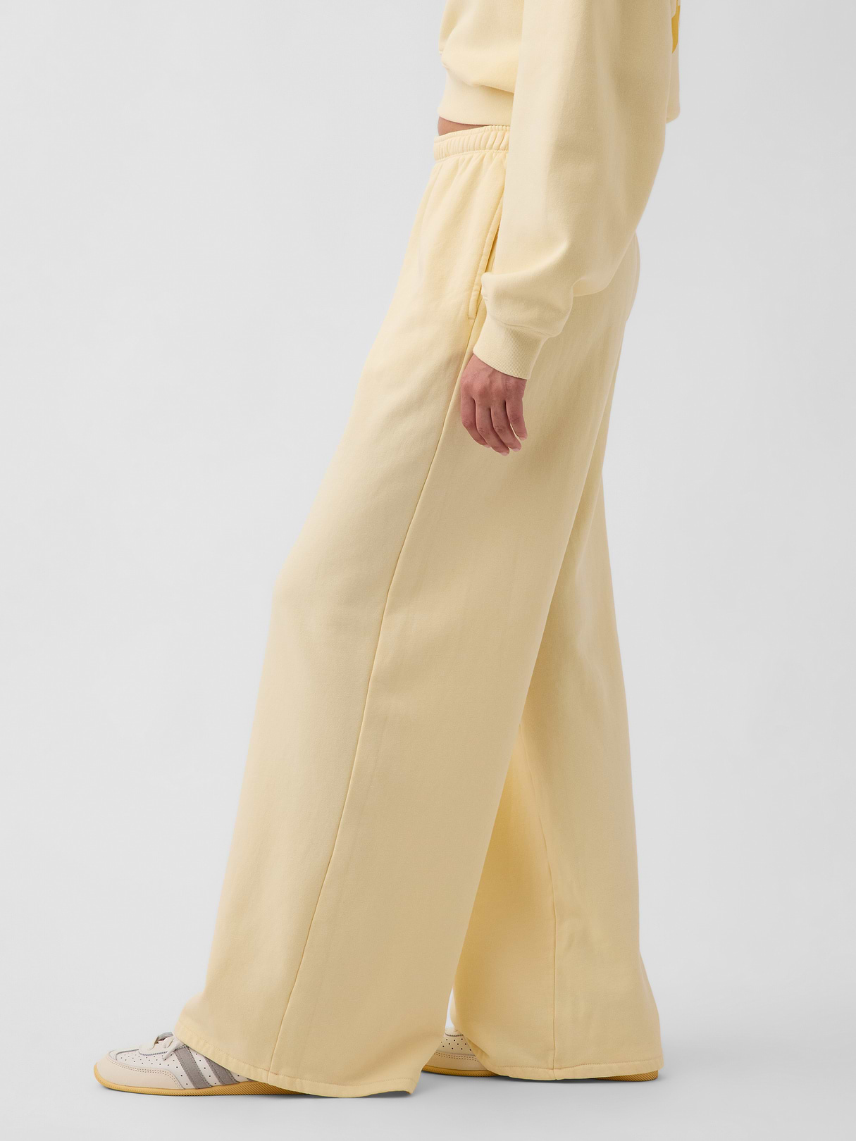 VintageSoft Baggy Sweatpants - Maize yellow