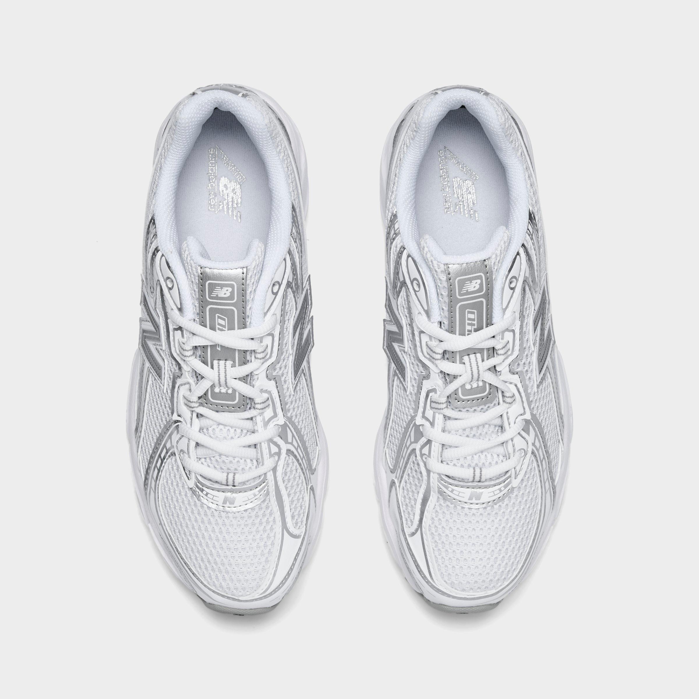Big Kids' New Balance 740 Casual Shoes - White/Silver Metallic - view 5