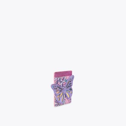 Kurt Geiger London Butterfly Card Holder - Purple - view 3