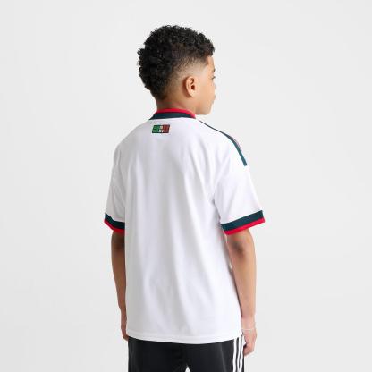 Big Kids' adidas Mexico 2026 Away Replica Soccer Jersey - White - view 4