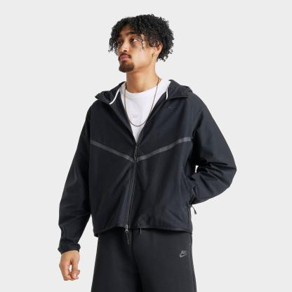 Men's Nithtke Tech Shori Knit Full-Zip Windbreaker Jacket - Black/Black