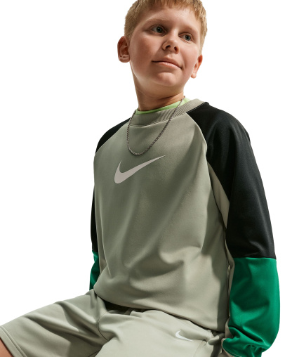 Nike Boys' 8-20 Sportswear Crewneck Sweatshirt & Shorts, 2-Piece Set - Spruce Fog