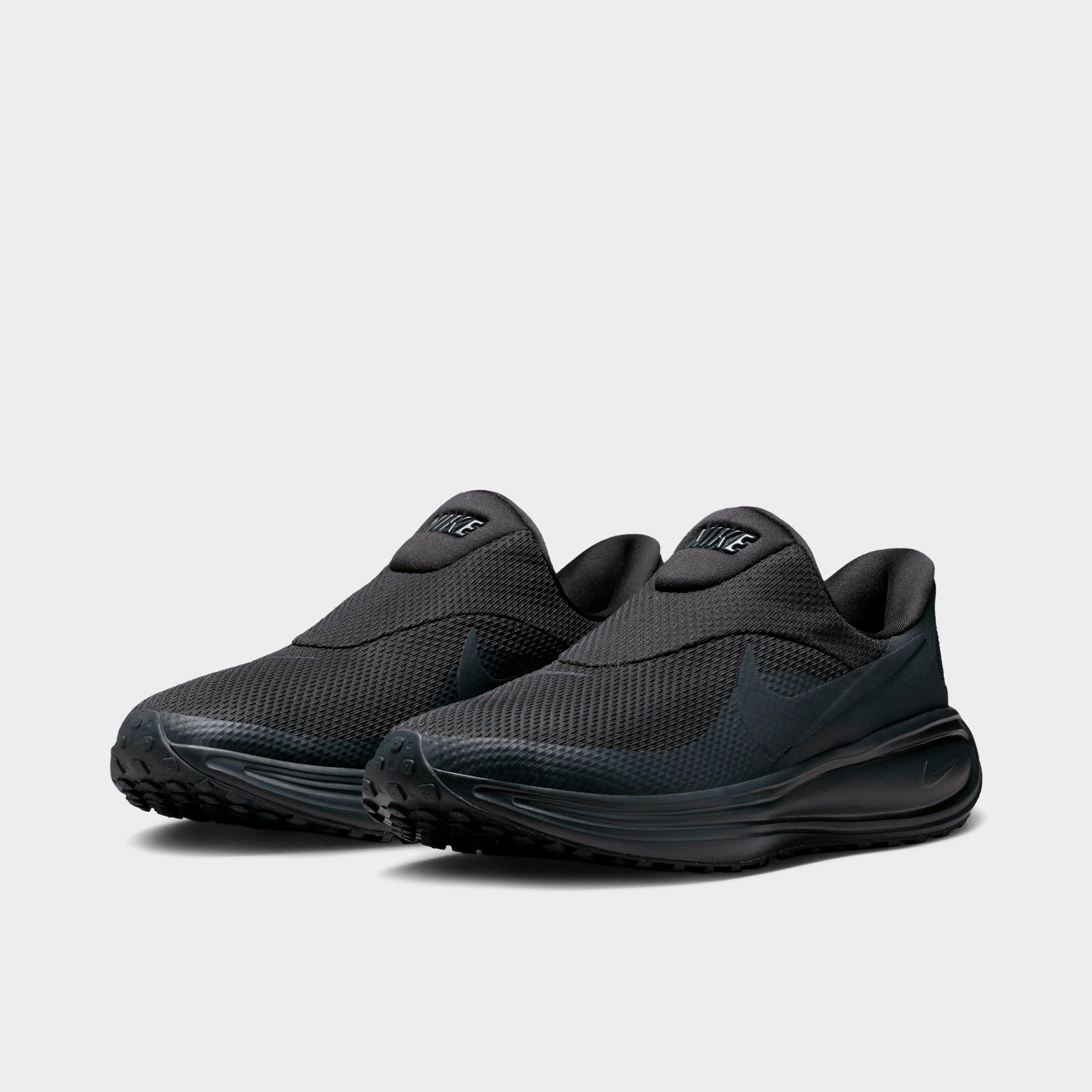 Men's Nithtke Revolution 8 EasyOn Running Shoes - Black/Anthracite/Wolf Grey/White (HQ2414-003) - Both shoes facing left