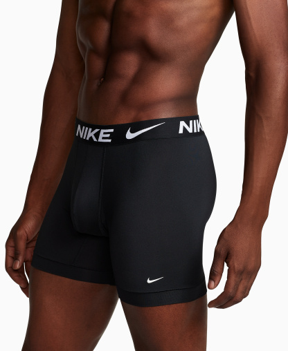 Nike Men's Essential Micro Boxer Briefs, 3-Pack - Black