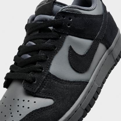 Big Kids' Nithtke Dunk Low Casual Shoes - Part 1 - Iron Grey/Black - Detail shot