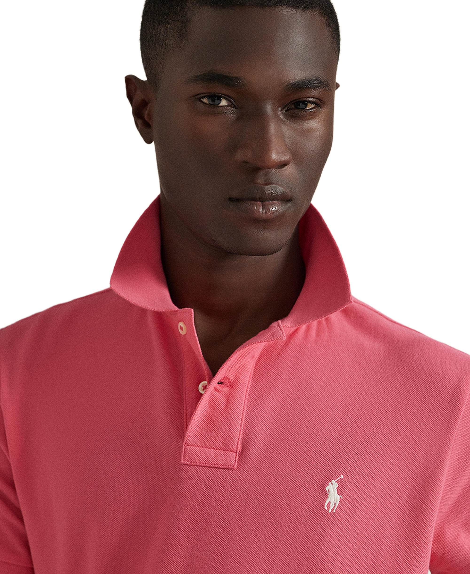 Polo Ralph Lauren Men's Custom Slim-Fit Mesh Polo Shirt - Hot Pink
