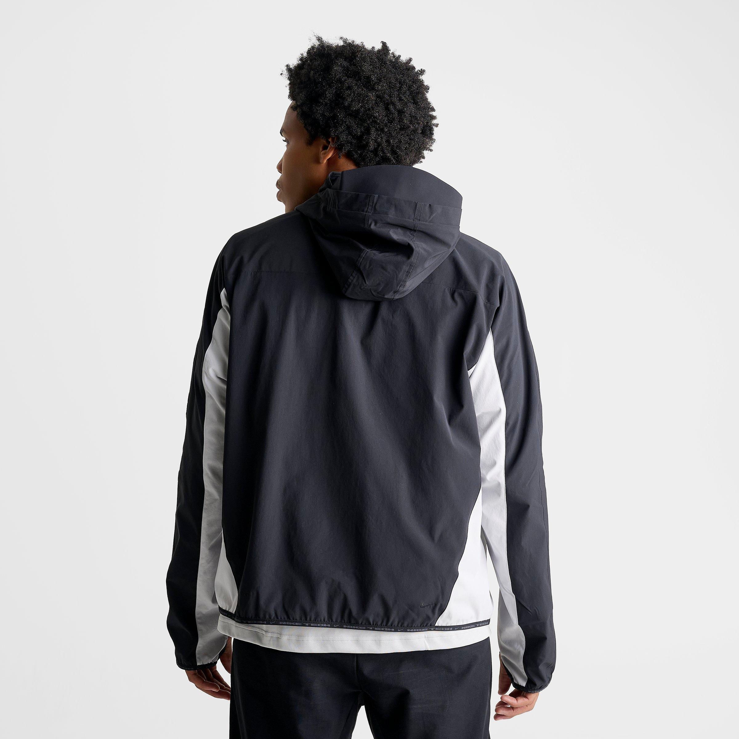 Men's Nithtke Tech Helios Dri-FIT Long-Sleeve Full-Zip Shell - Black/Grey Fog/Black