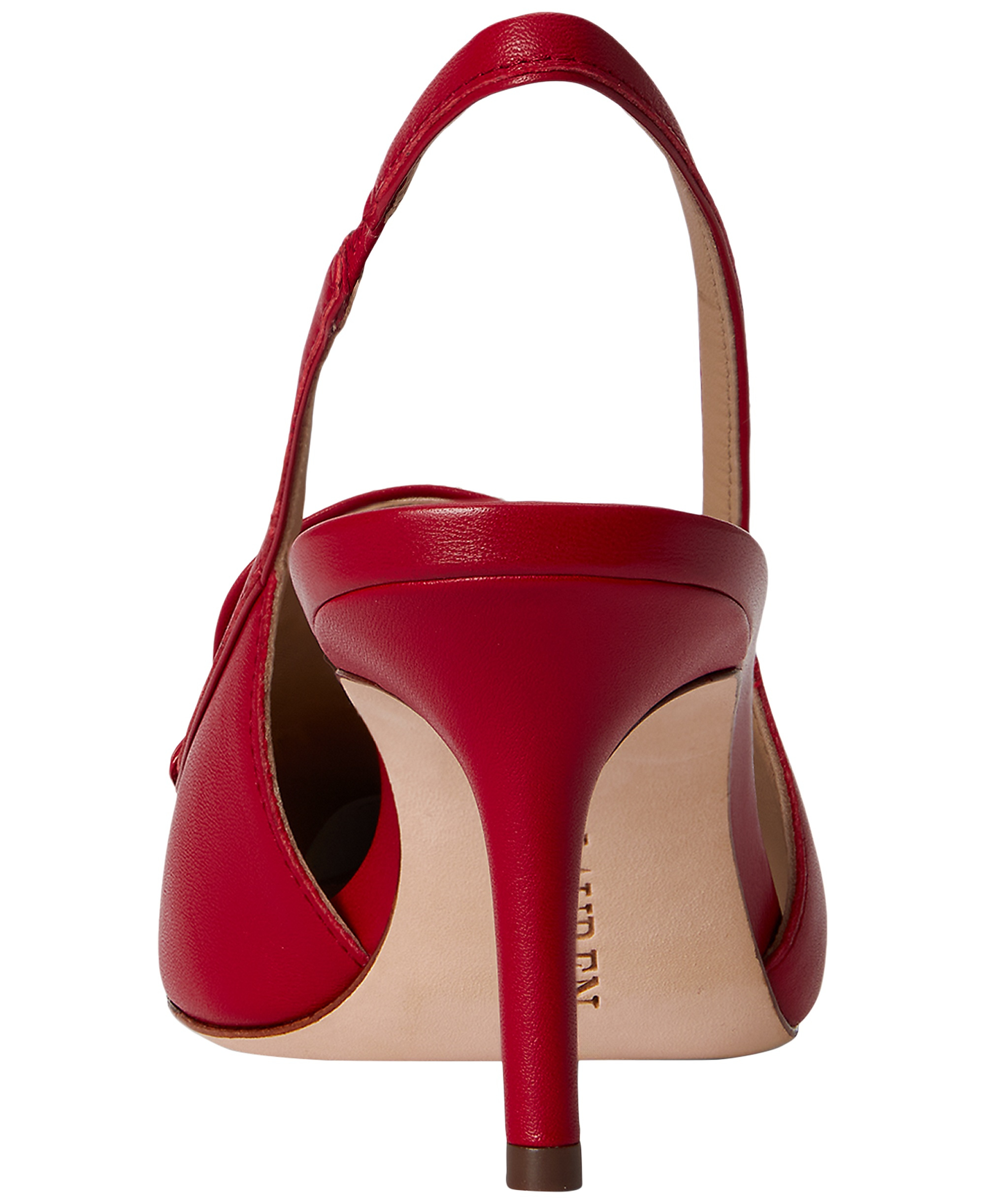 Lauren Ralph Lauren Women's Khloe Slingback Loafer Pumps - Festive Red, Natural, Buff