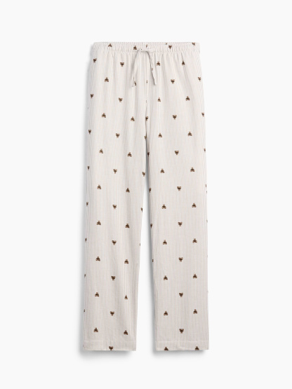 Adult Softest Flannel PJ Pants - Brannan stripe print