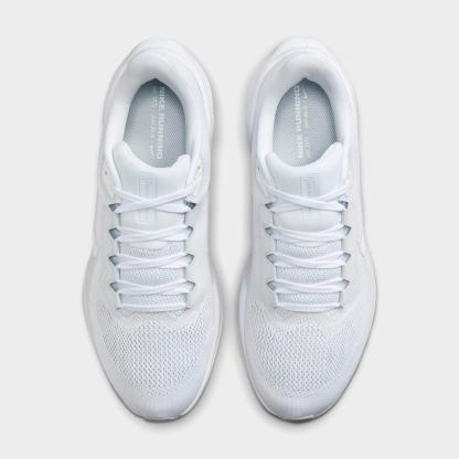 Men's Nithtke Pegasus 41 Running Shoes - White/Pure Platinum/Metallic Silver/White - Top view
