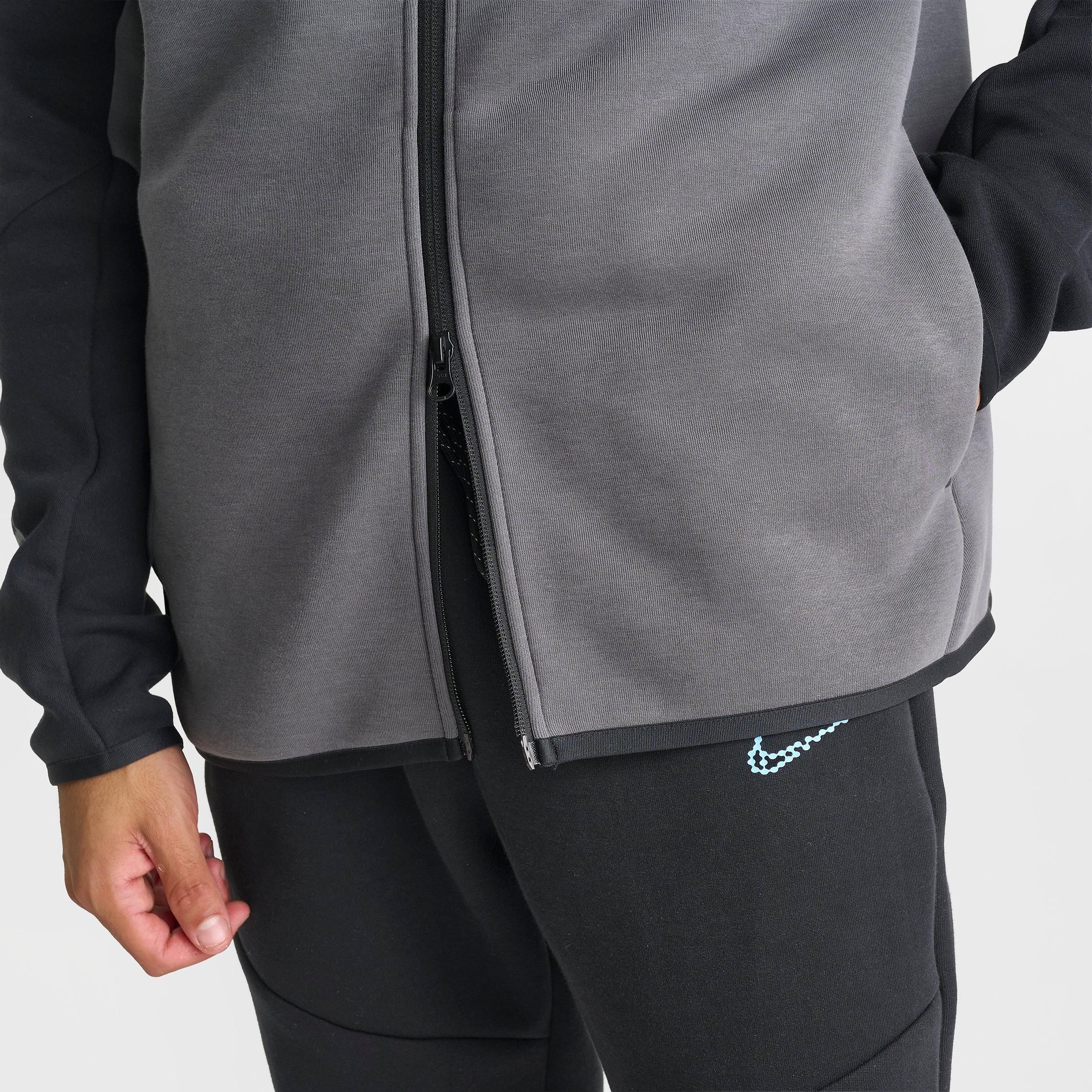 Men's Nithtke Tech Fleece Windrunner Digital Graphic Full-Zip Hoodie - Black/Iron Grey
