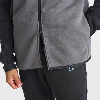 Men's Nithtke Tech Fleece Windrunner Digital Graphic Full-Zip Hoodie - Black/Iron Grey