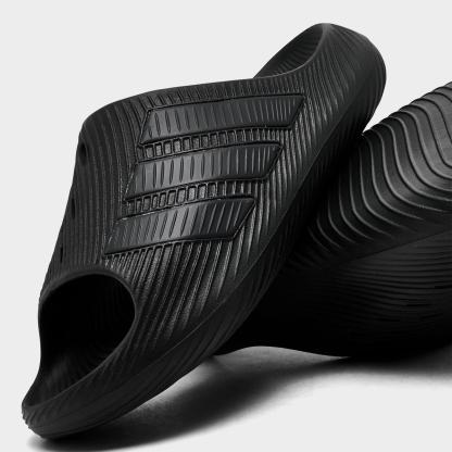 Men's adidas Purechill Slide Sandals - Core Black/Carbon/Carbon - view 3