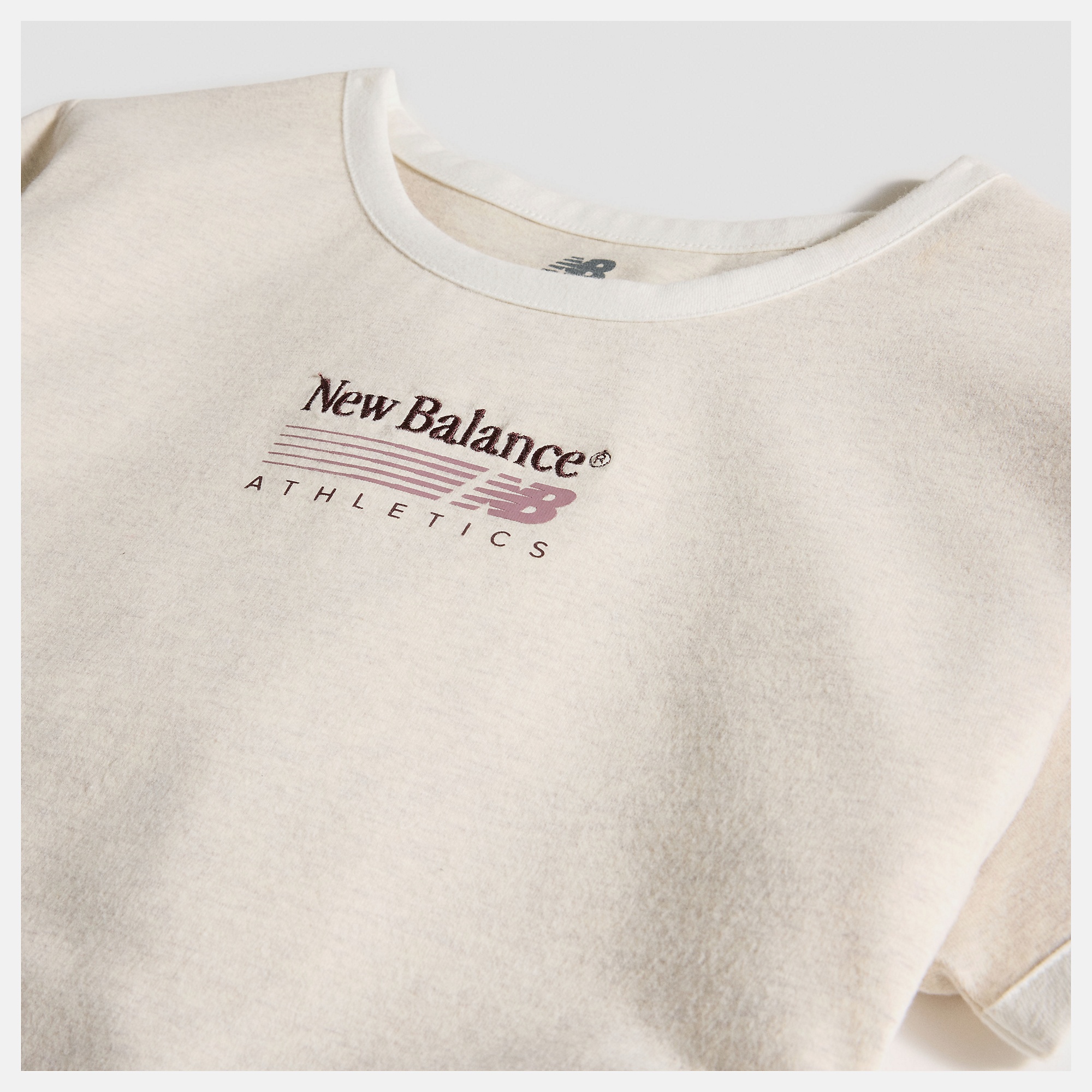 New Balance Trackside Ringer T-Shirt, WT62O4MBLIT