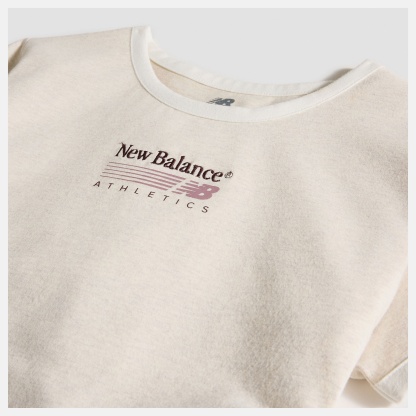 New Balance Trackside Ringer T-Shirt, WT62O4MBLIT