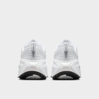 Men's Nithtke Vomero Plus Running Shoes - Part 1 - White/Dark Smoke Grey/Metallic Dark Grey/Black - Back view