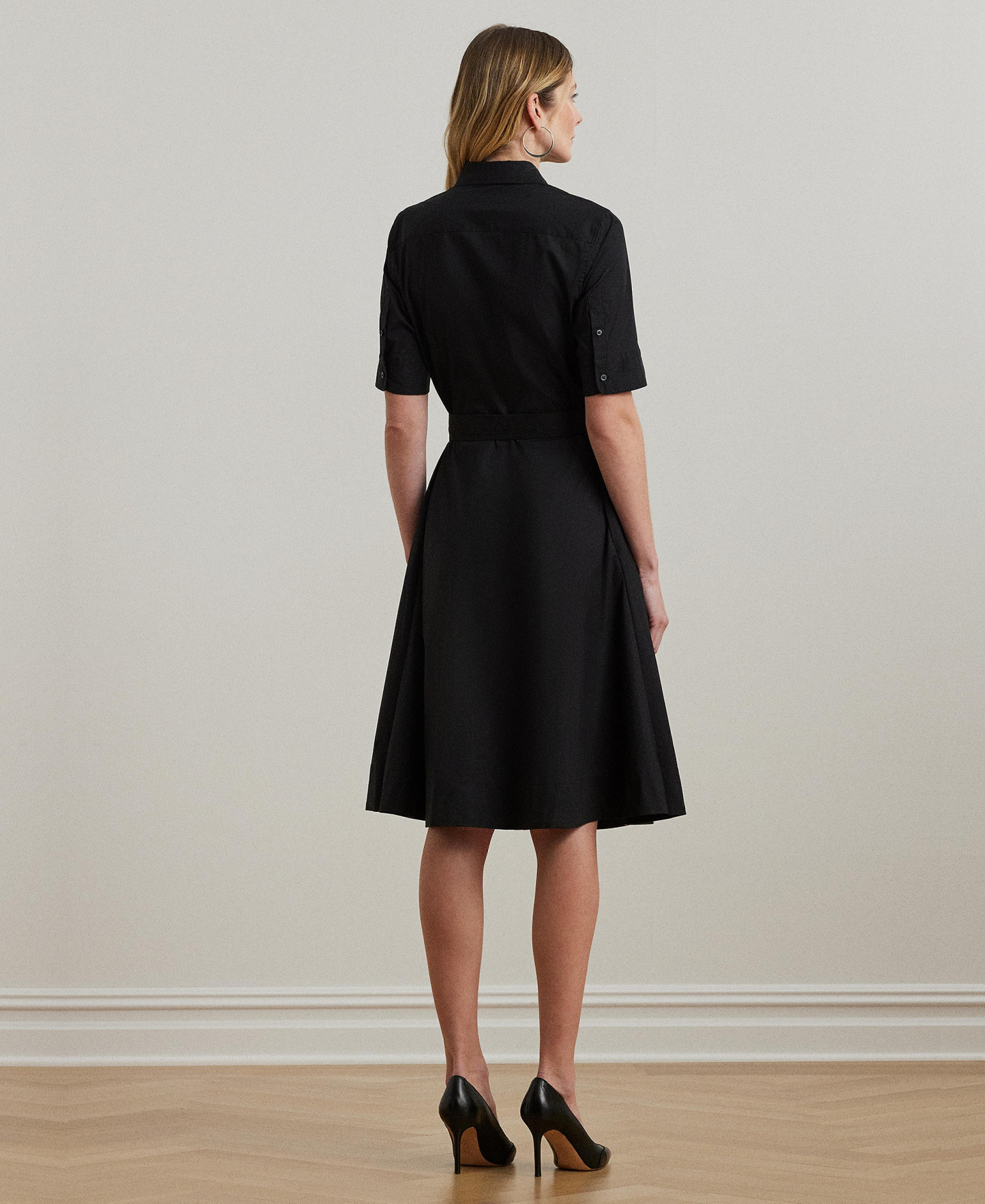 Lauren Ralph Lauren Women's Cotton Shirtdress - Polo Black