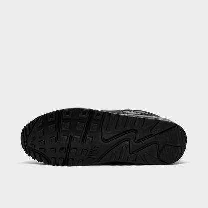 Men's Nithtke Air Max 90 Casual Shoes - Part 3 - Black/Black/Iron Grey/Cool Grey - Bottom view