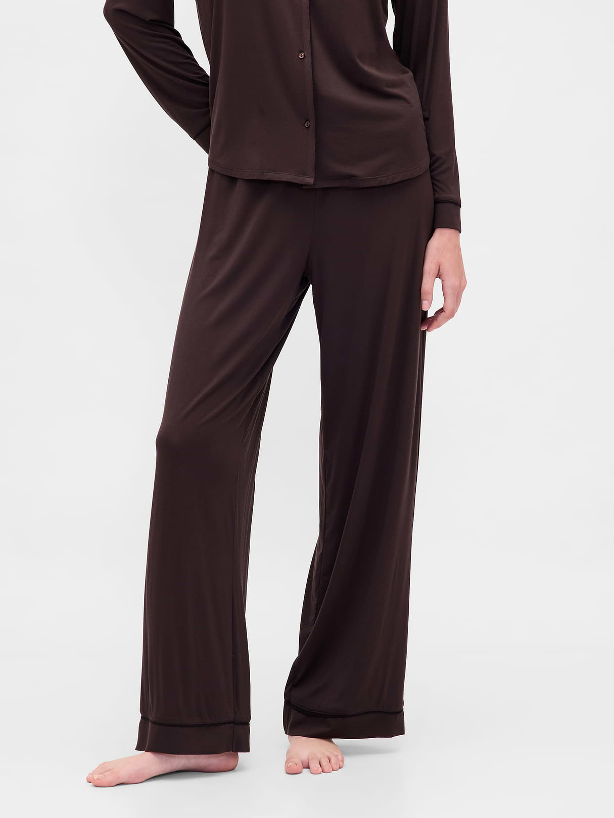 SoftMade Modal PJ Pants - Terra brown