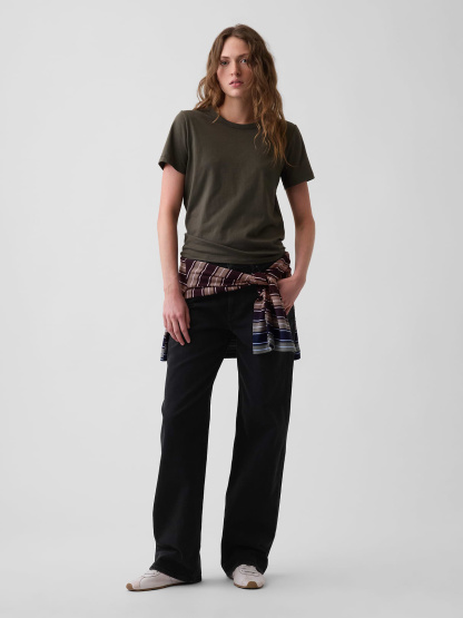 Organic Cotton VintageSoft T-Shirt - Bamboo green