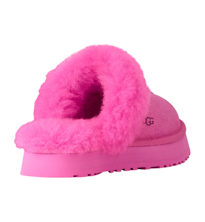 UGG® Kids Round Toe Disquette Slippers - Bright Fuchsia