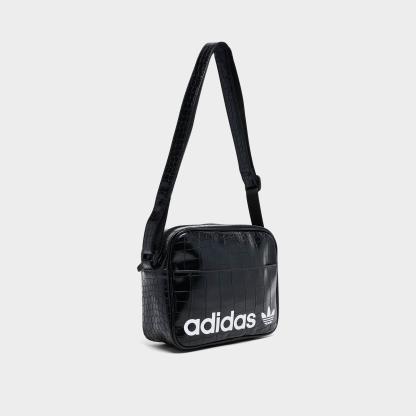 adidas Originals Airliner Crossbody Bag - Black Croc