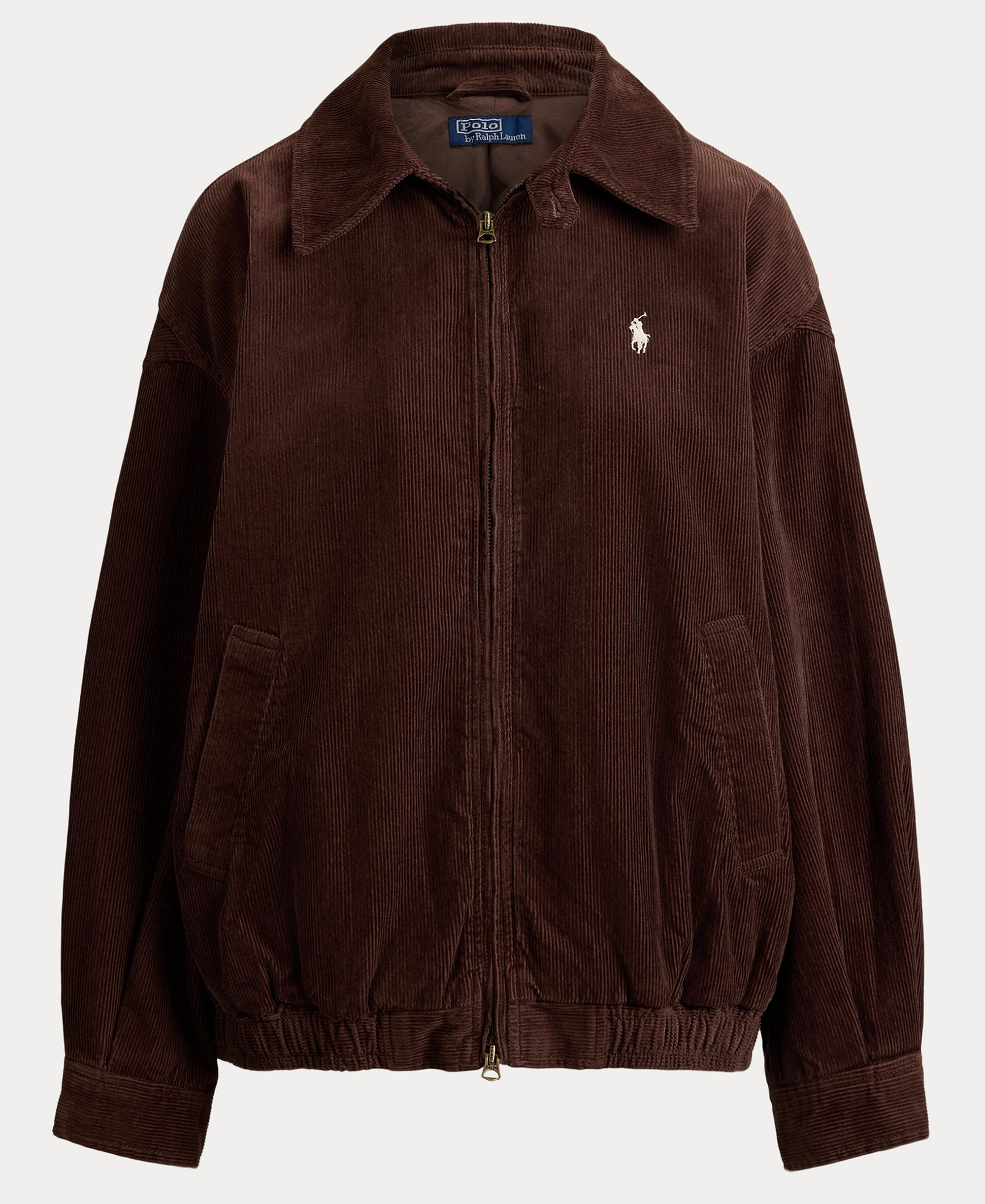 Polo Ralph Lauren Women's Bubble Relaxed-Fit Corduroy Jacket - Brown