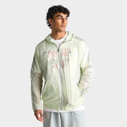 Men's adidas x Coca-Cola Teamgeist Windbreaker Jacket - Crystal Jade/Grey Silver - view 1
