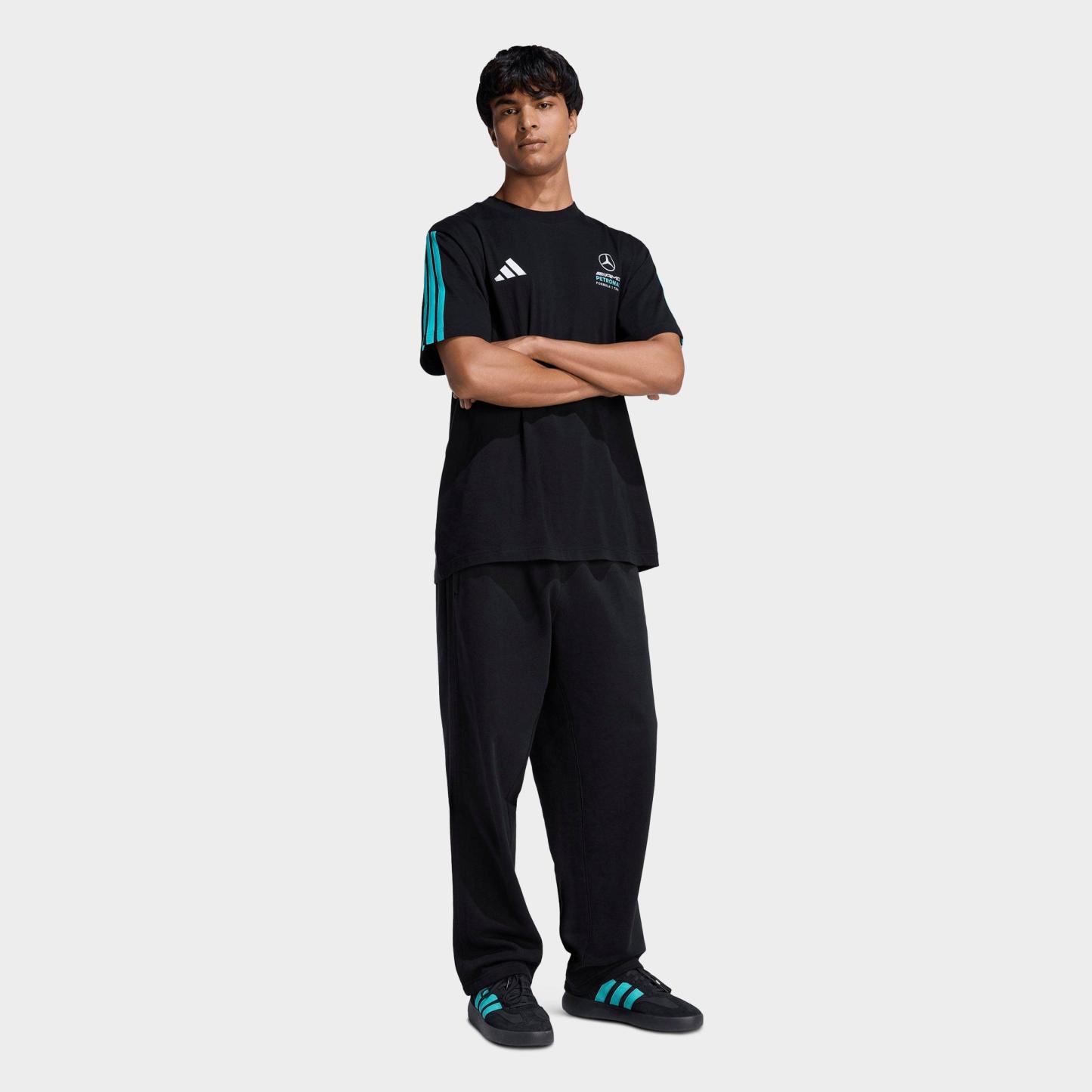 Men's adidas Mercedes-AMG Petronas F1 Team DNA T-Shirt - Black/Semi Mint Rush