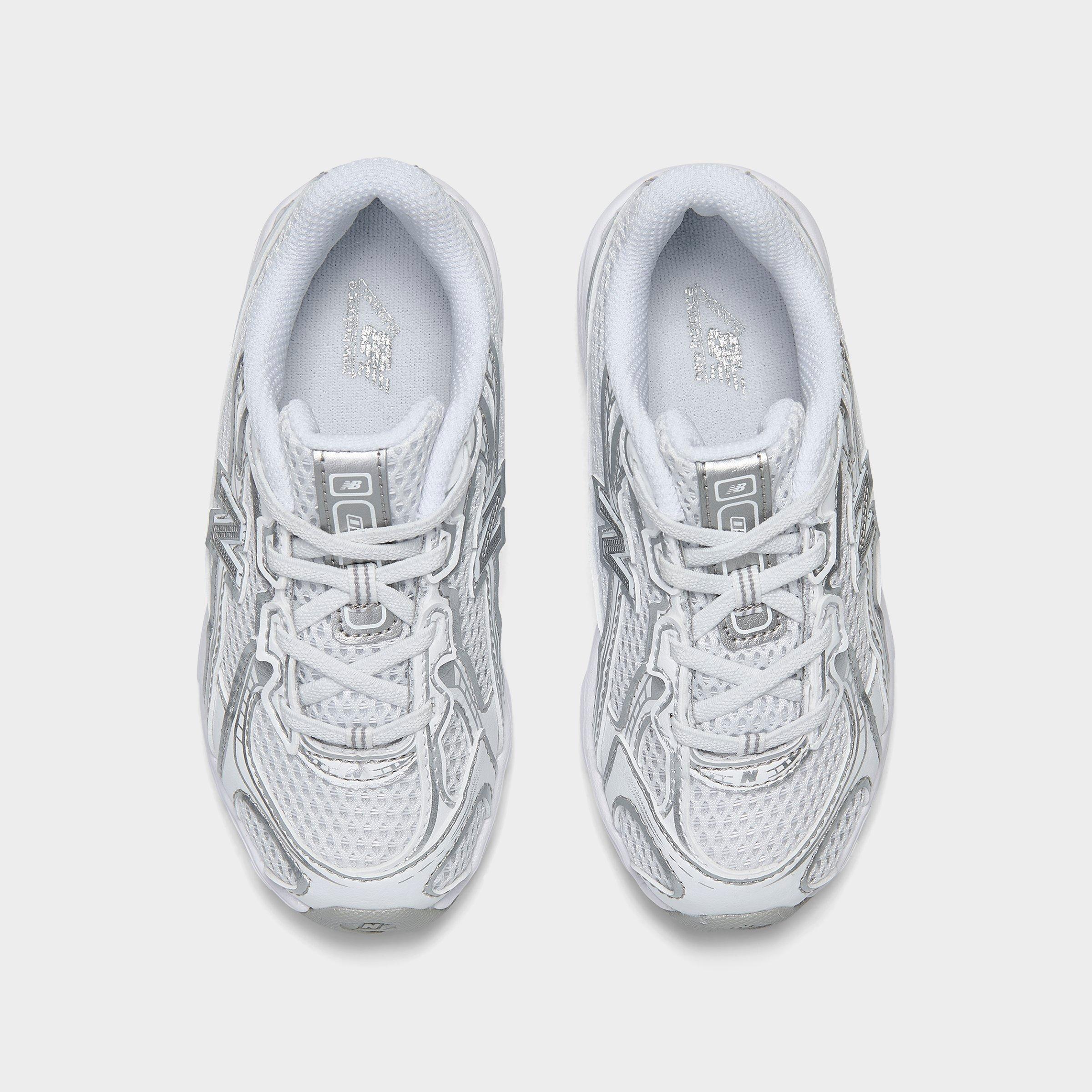 Kids' Toddler New Balance 740 Stretch Lace Casual Shoes - White/Metallic Silver - view 5